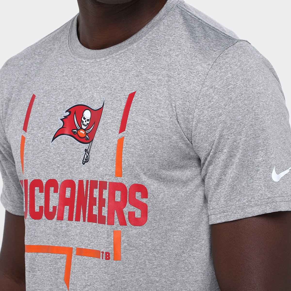 Camiseta Nike NFL Tampa Bay Buccaneers Legend Goal Post Masculina - Tam: M - 2