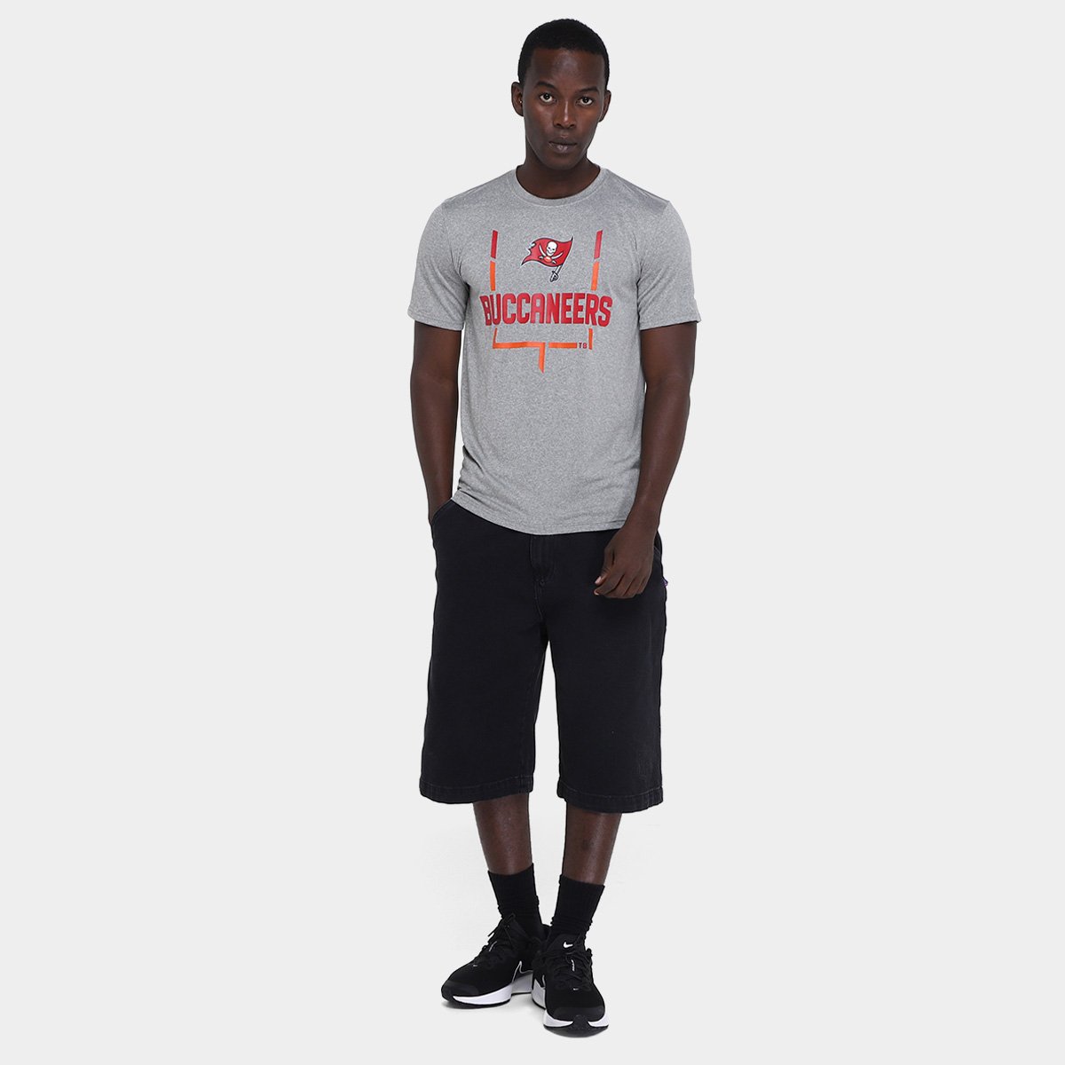 Camiseta Nike NFL Tampa Bay Buccaneers Legend Goal Post Masculina - Tam: M - 3