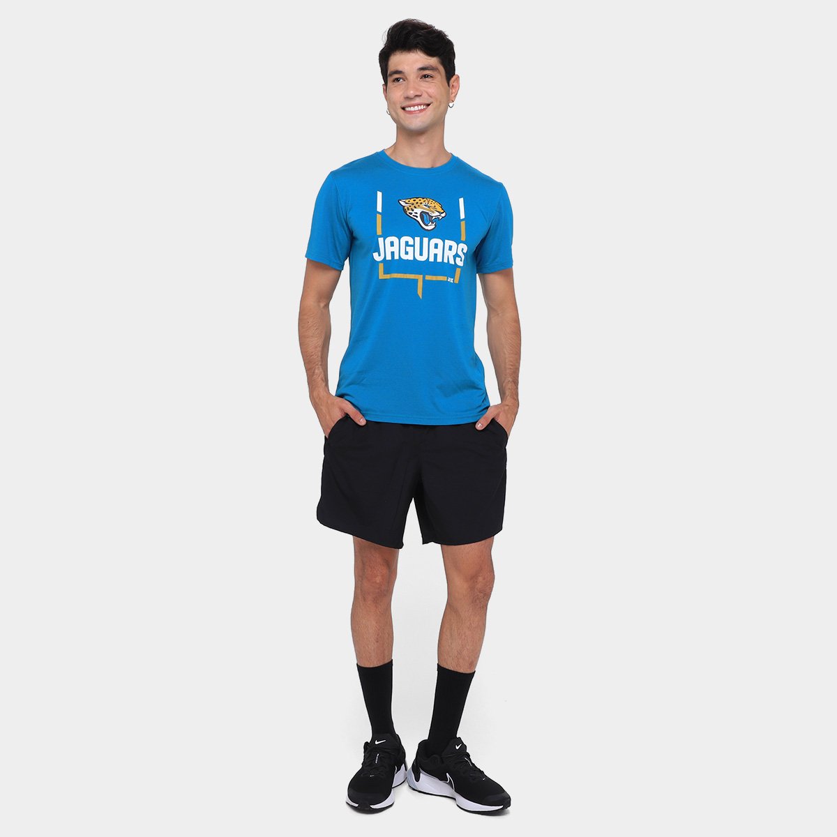 Camiseta Nike NFL Jacksonville Jaguars Legend Goal Post Masculina - Tam: P - 3