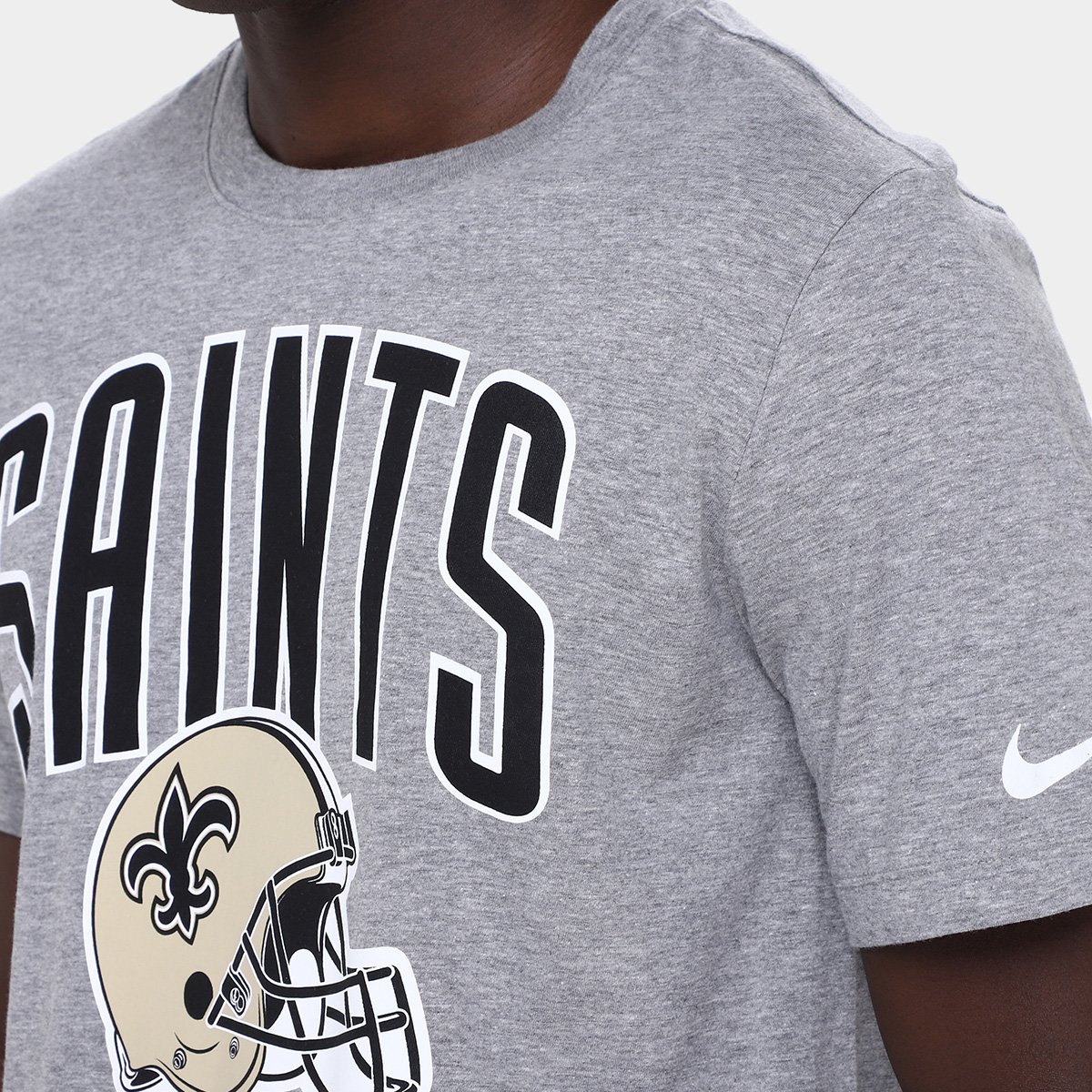 Camiseta Nike NFL New Orleans Saints Ess Team Athletic Masculina - Tam: GG - 2