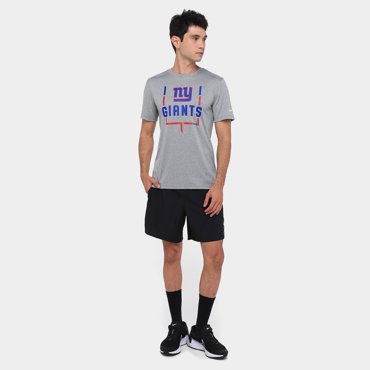 Camiseta Nike NFL New York Giants Legend Goal Post Masculina - Tam: P - 3