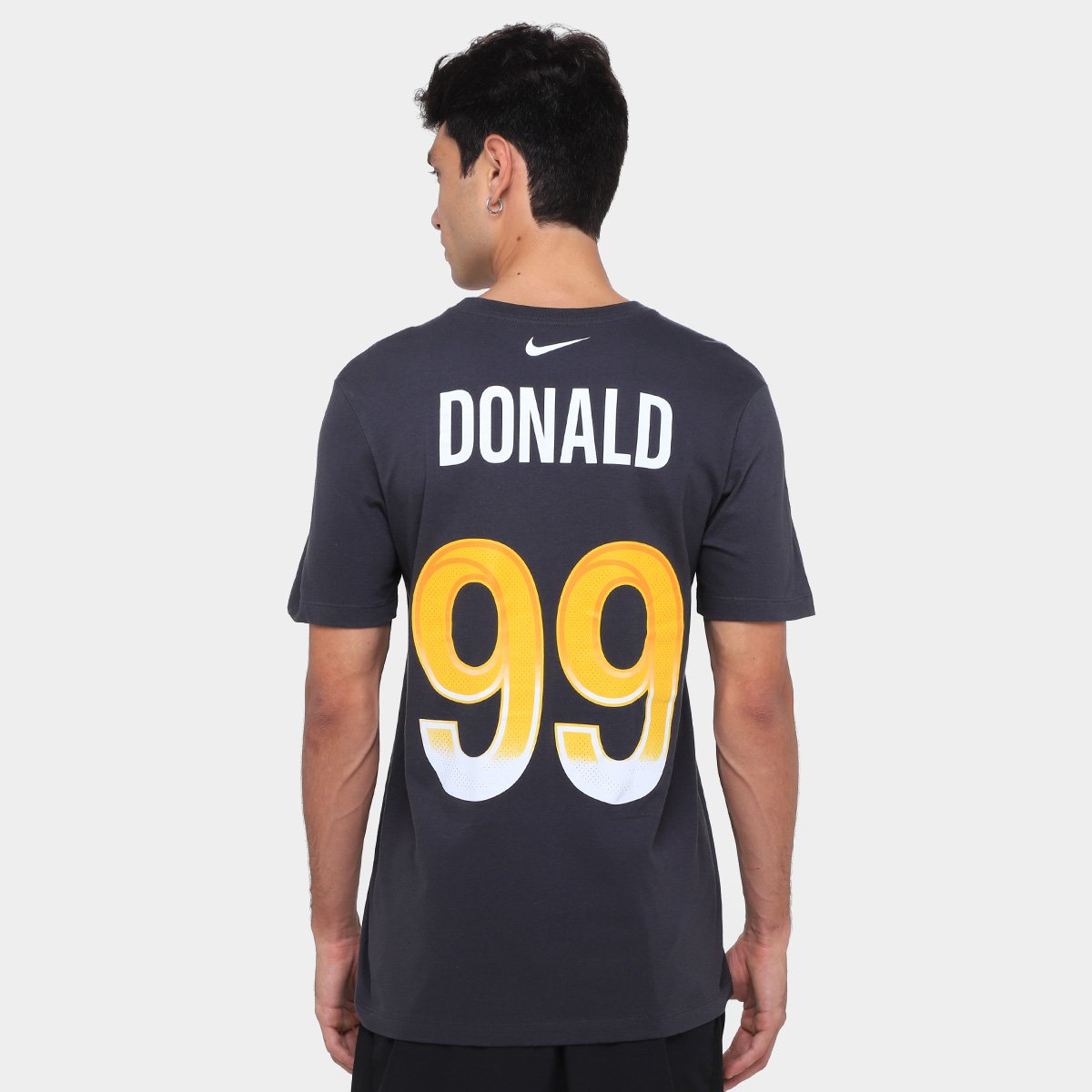 Camiseta NFL Los Angeles Rams Aaron Donald n° 99 Masculina - Tam: M - 1