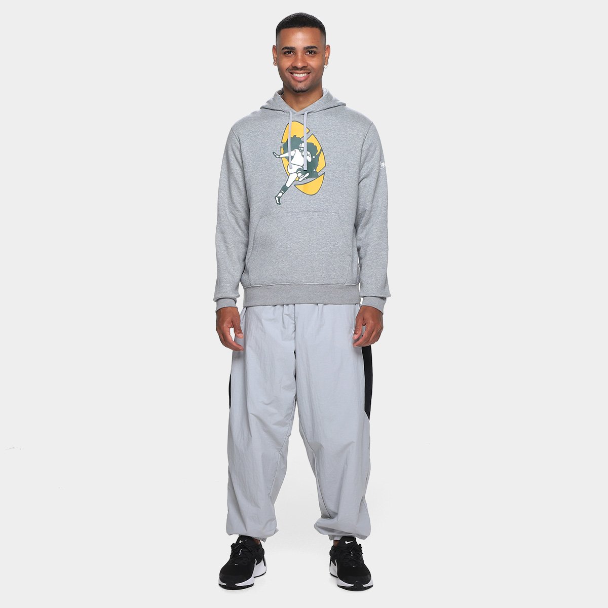 Moletom NFL Green Bay Packers Nike C/ Capuz Masculino - Tam: P - 3