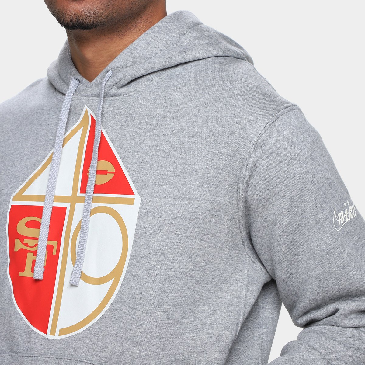 Moletom NFL San Francisco 49ers Nike C/ Capuz Masculino - Tam: P - 2