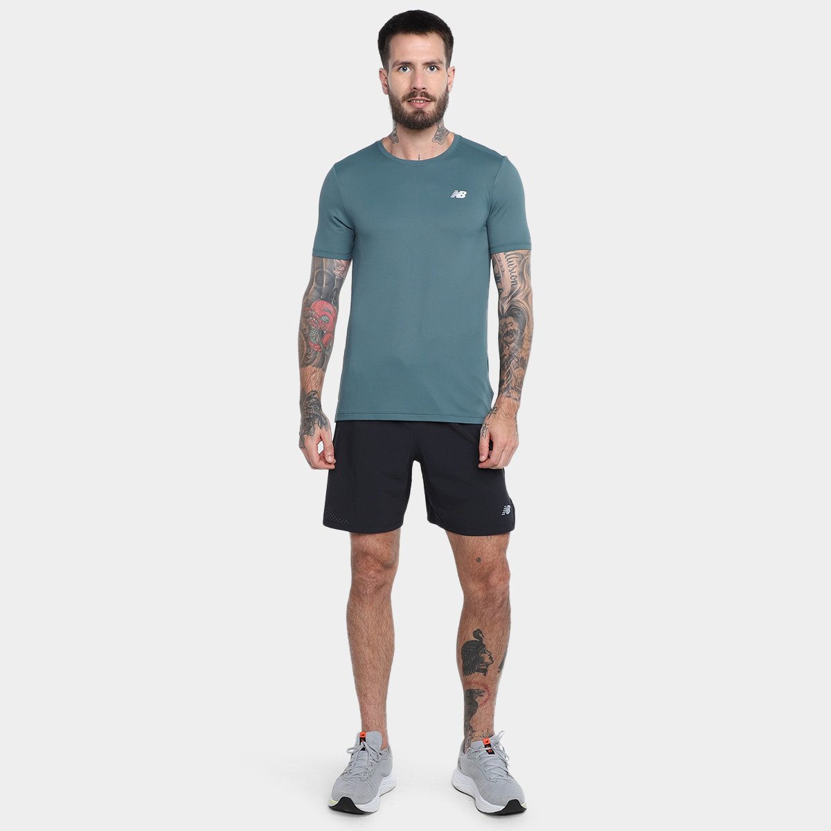 Camiseta New Balance Sport Essentials Masculina - Tam: GG - 3