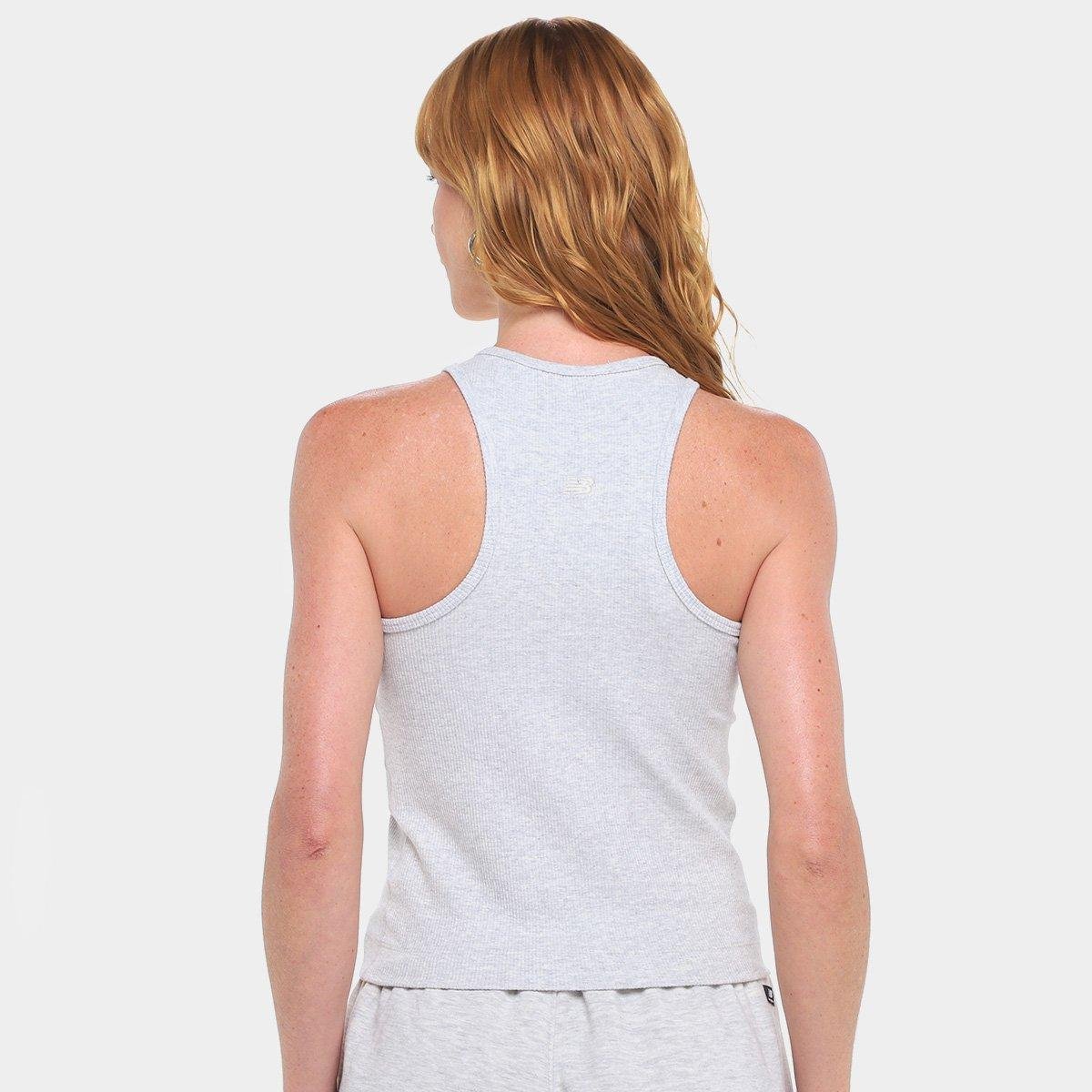 Regata New Balance Canelada Small Logo Feminina - Tam: M - 1