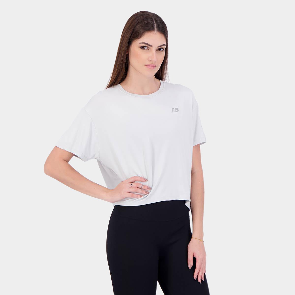 Cropped New Balance Drapey Feminino - Tam: P - 1