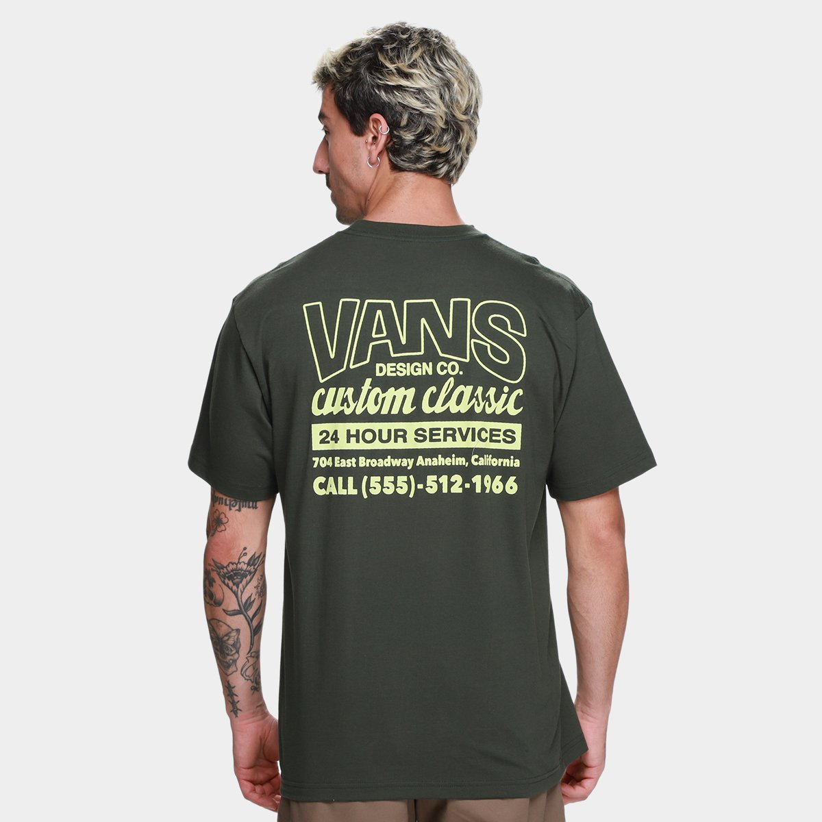 Camiseta Vans Shop Front Masculina - Tam: P - 1