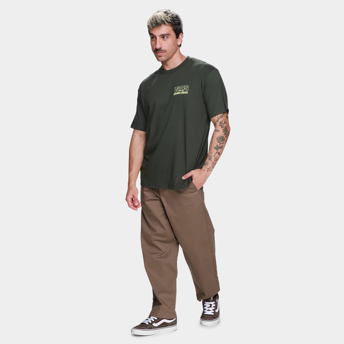 Camiseta Vans Shop Front Masculina - Tam: P - 3
