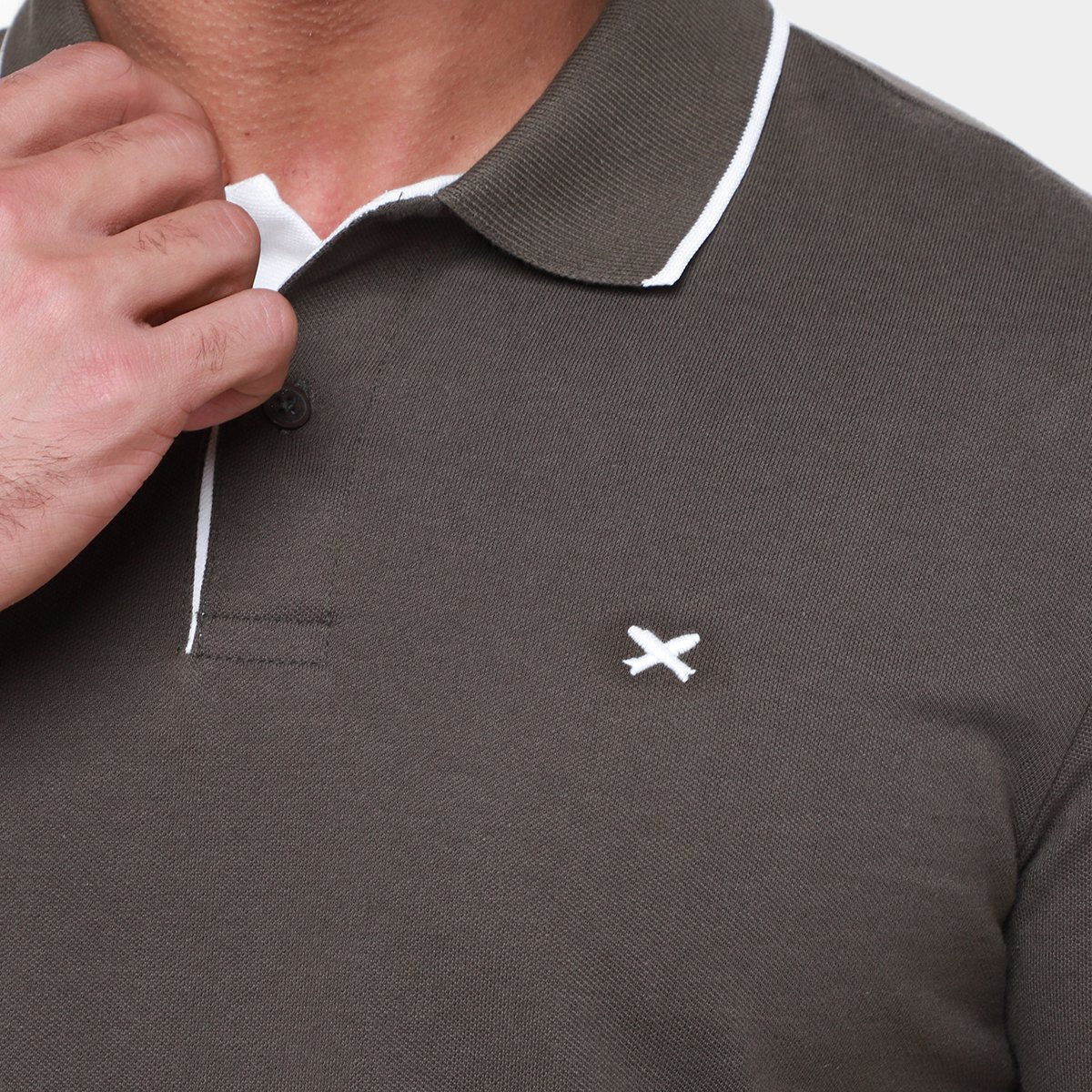 Camisa Polo Hering Lisa Masculina - Tam: GG - 2