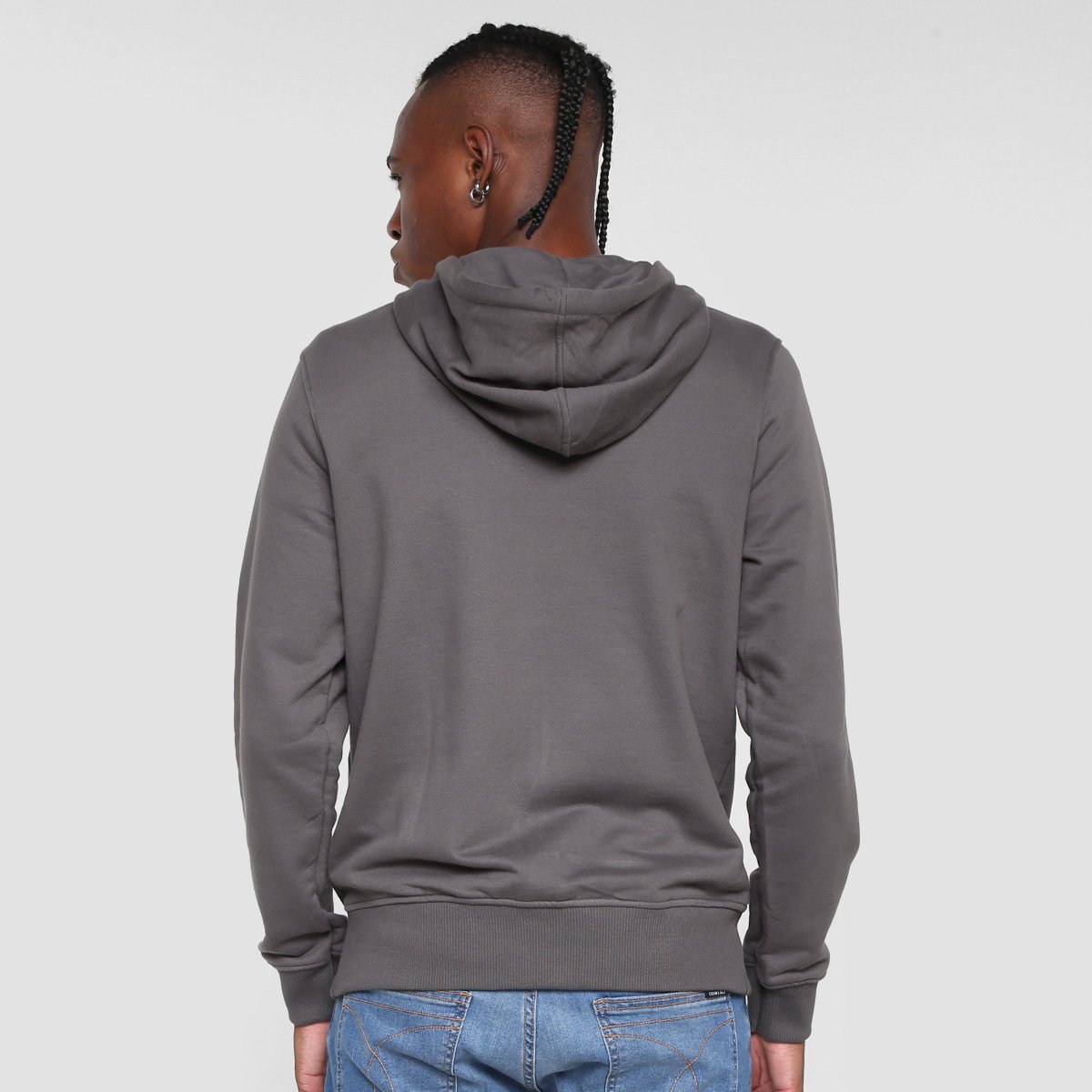 Jaqueta Moletom Hering Lisa Capuz Masculina - Tam: GG - 1