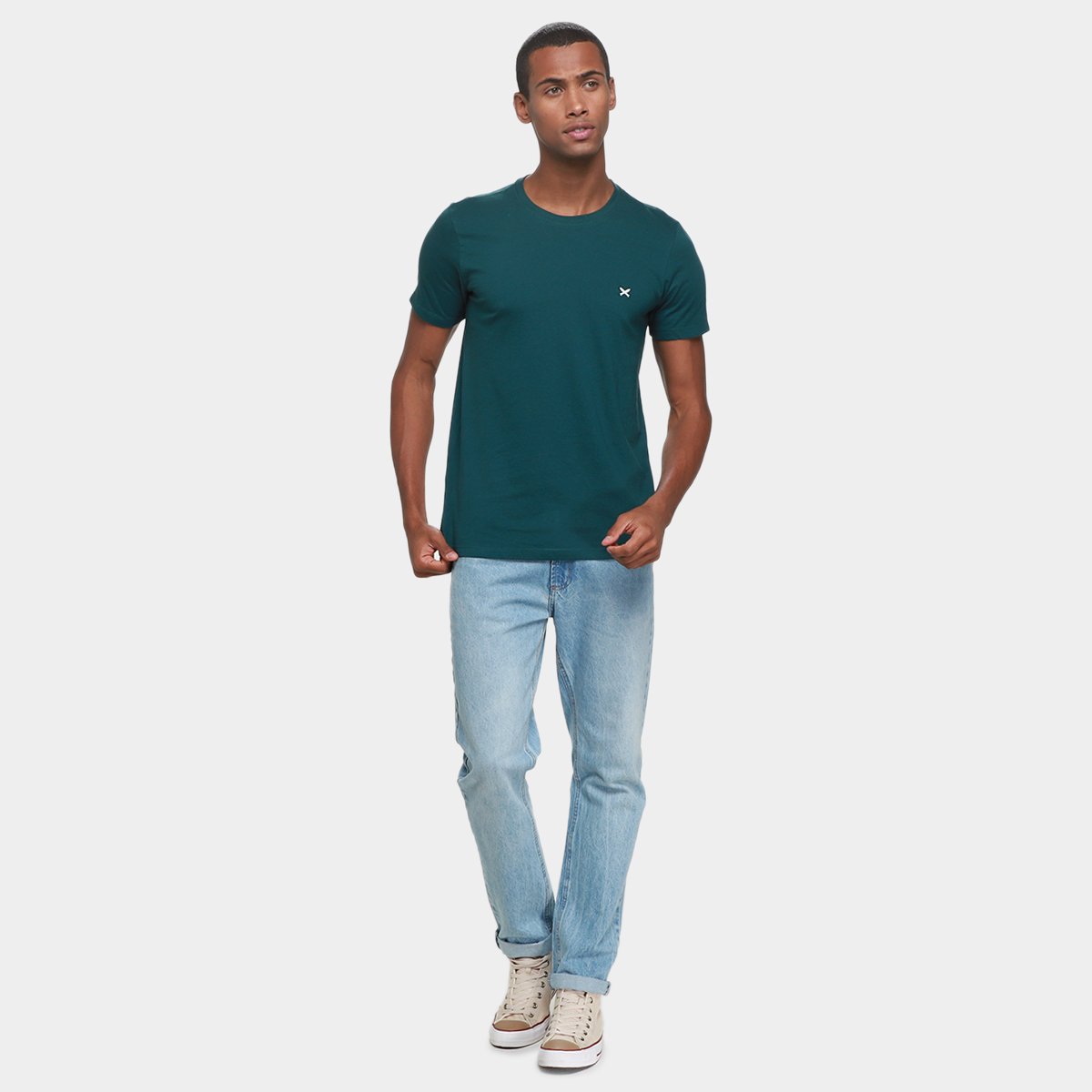 Camiseta Hering World Com Bordado Masculina - Tam: P - 3
