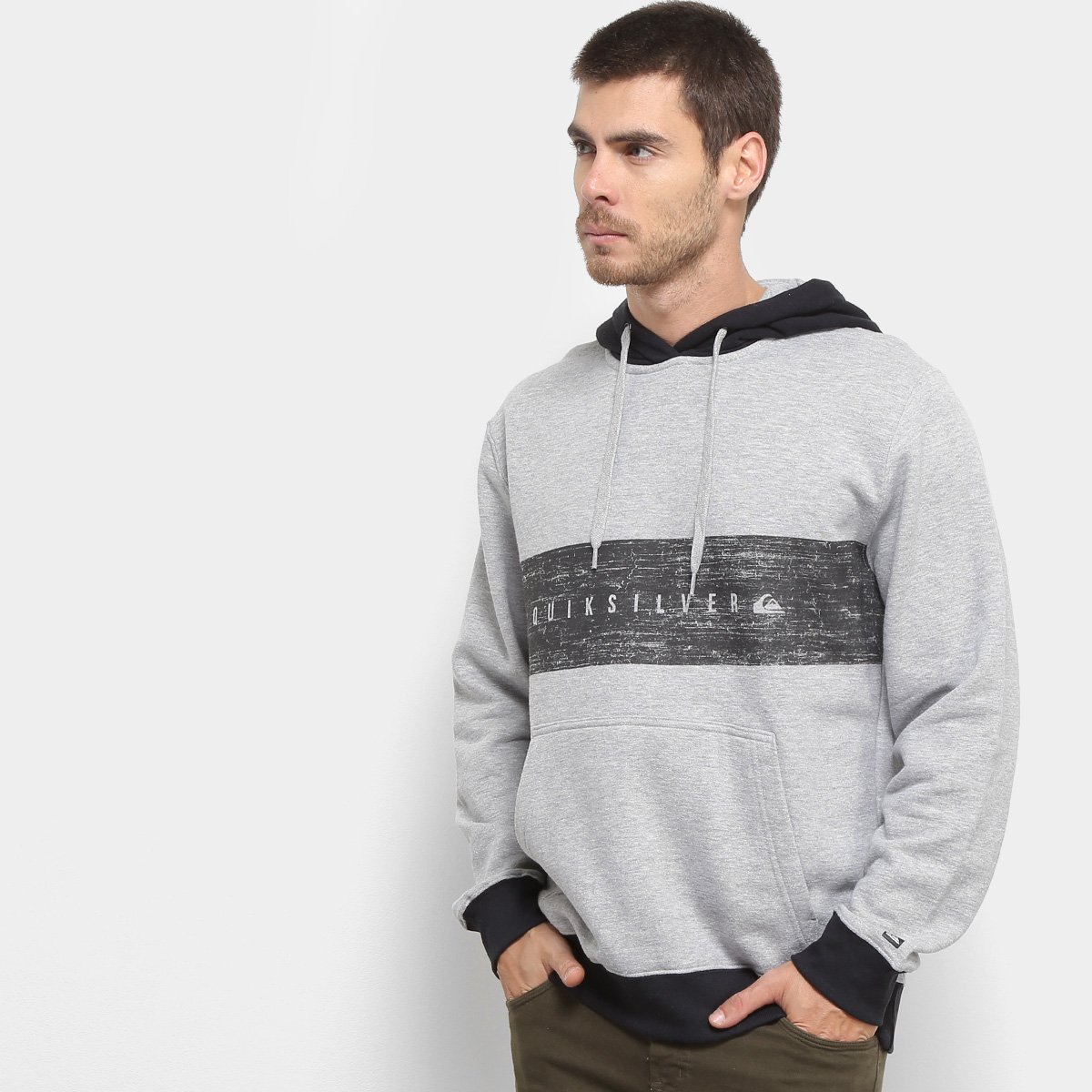 Moletom Quiksilver Quik Chest Masculino