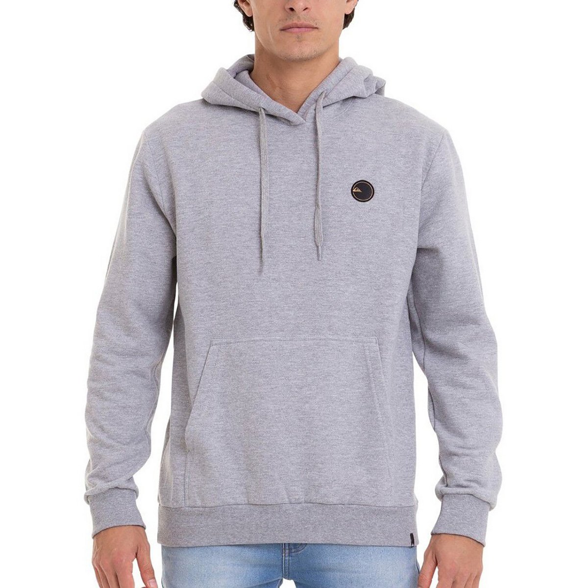 Moletom Quiksilver Fec Patch Canguru Masculino
