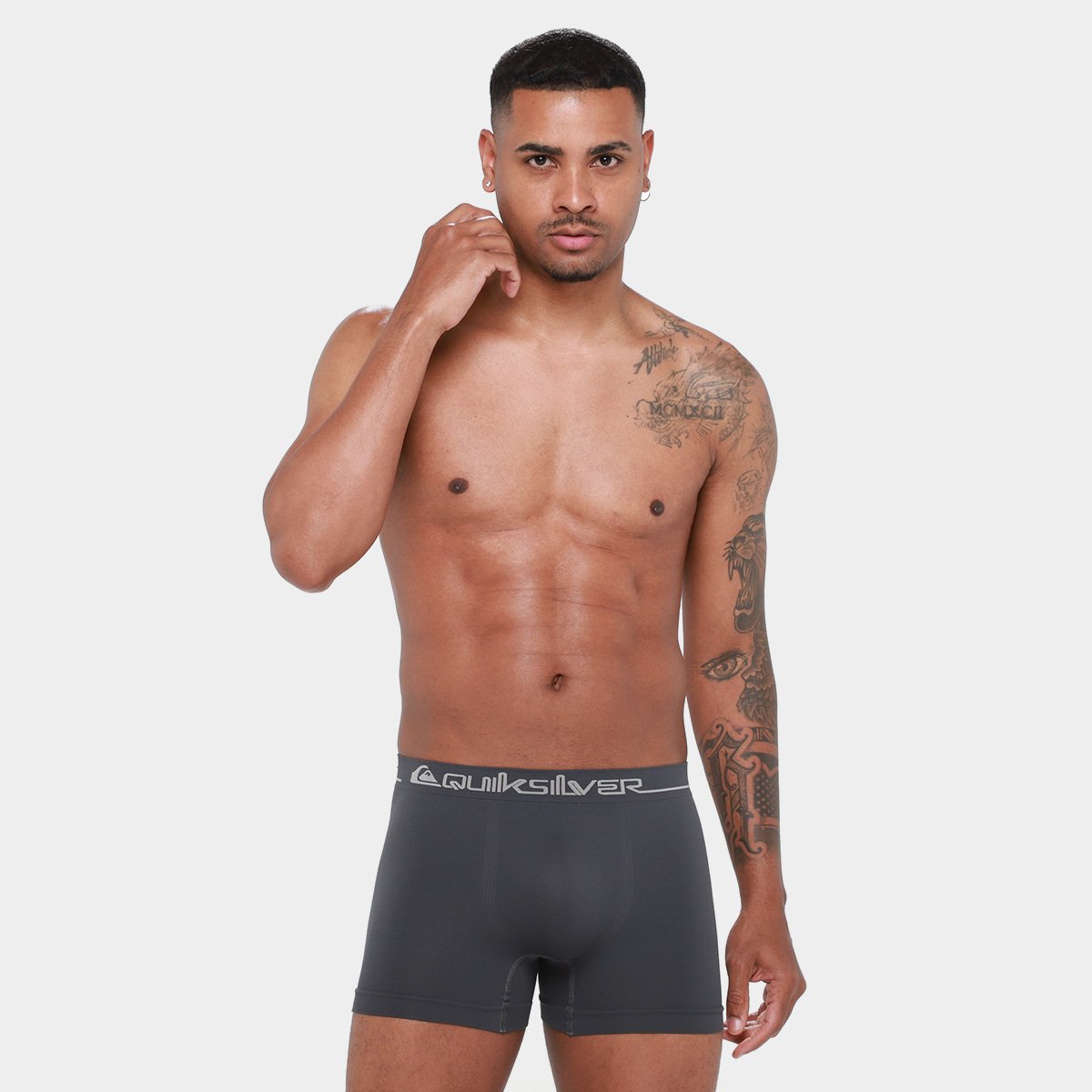 Cueca Boxer Quiksilver Seamless - Tam: P - 1