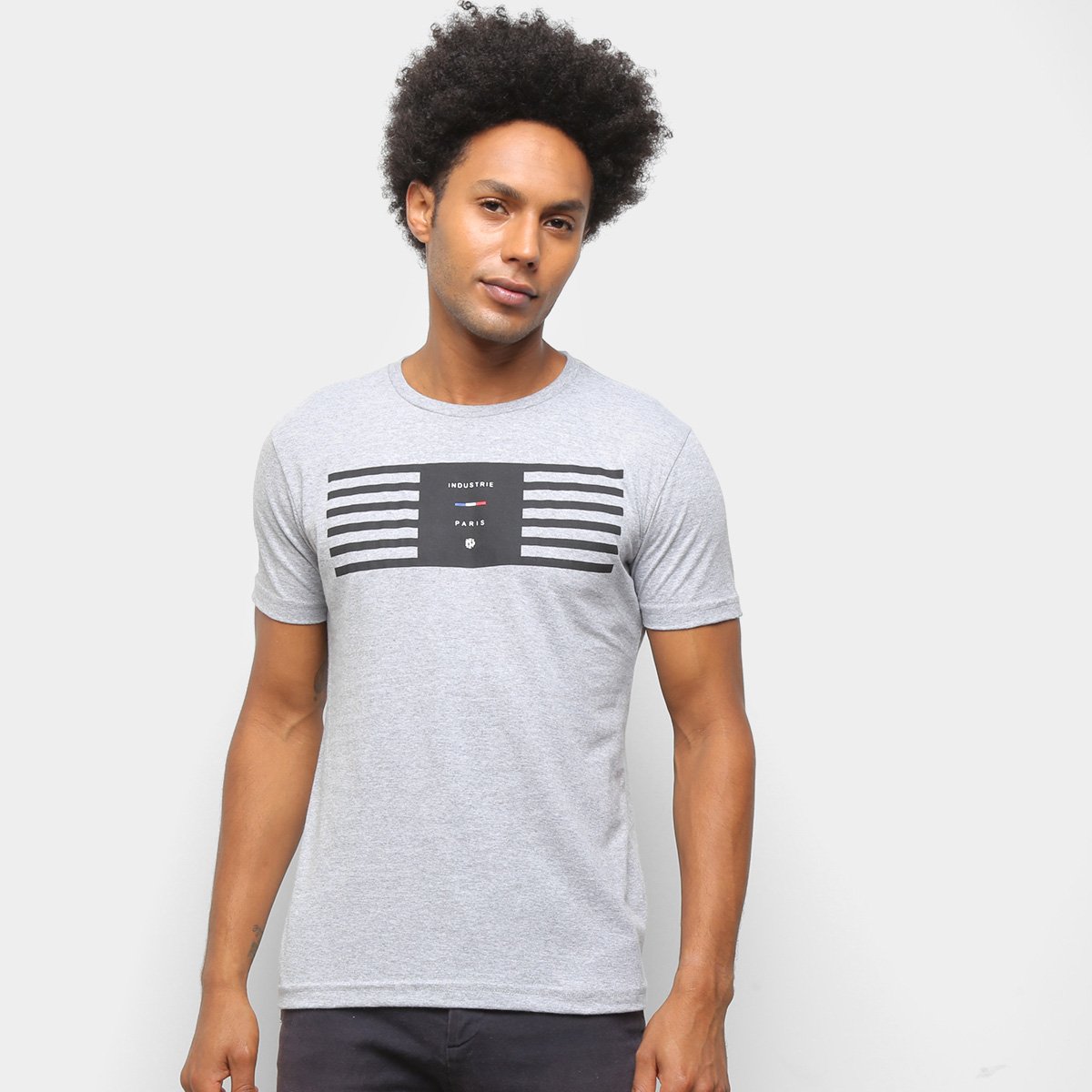 Camiseta Industrie Estampada Manga Curta Masculina
