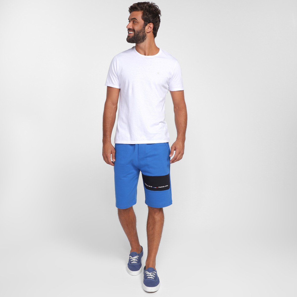 Bermuda Moletom Industrie Paris Masculina - Tam: P - 3