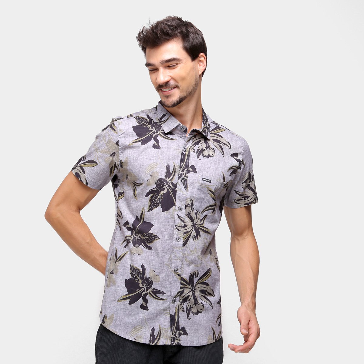 Camisa Natural Art Hawaii Masculina
