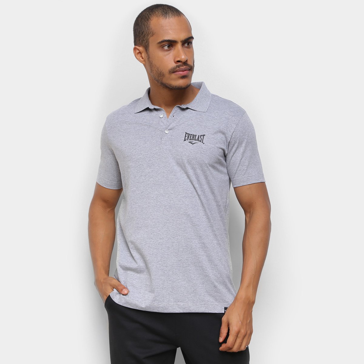 Camisa Polo Everlast Mini Logo Básica Masculina