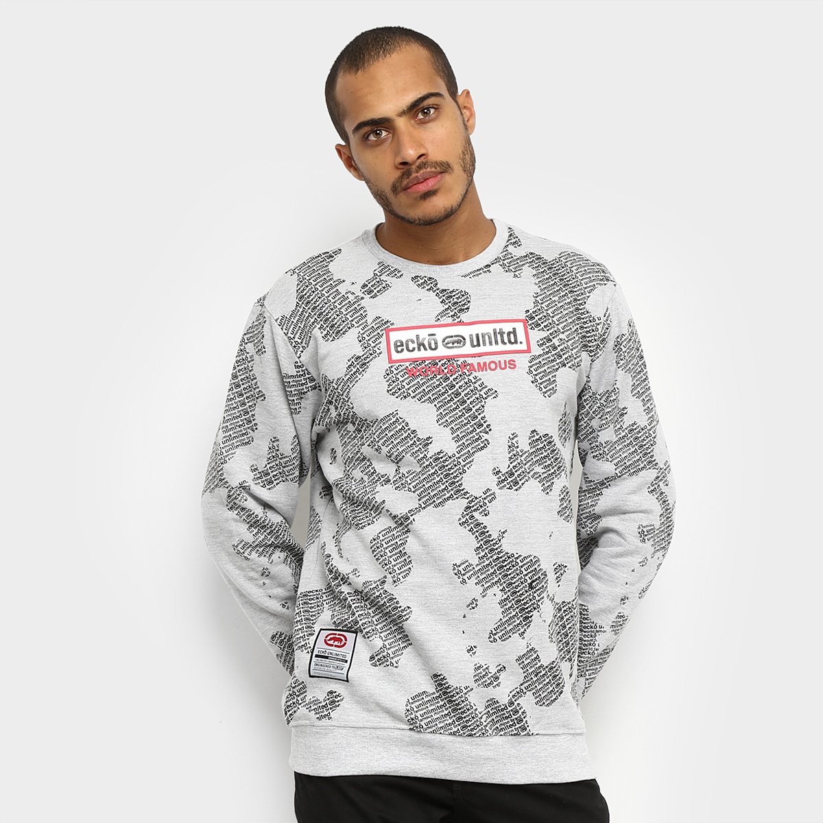Moletom Ecko Estampado Masculino