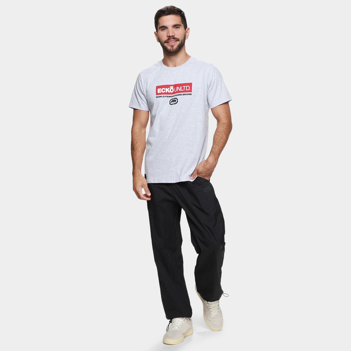 Camiseta Ecko Logo Masculina - Tam: P - 4
