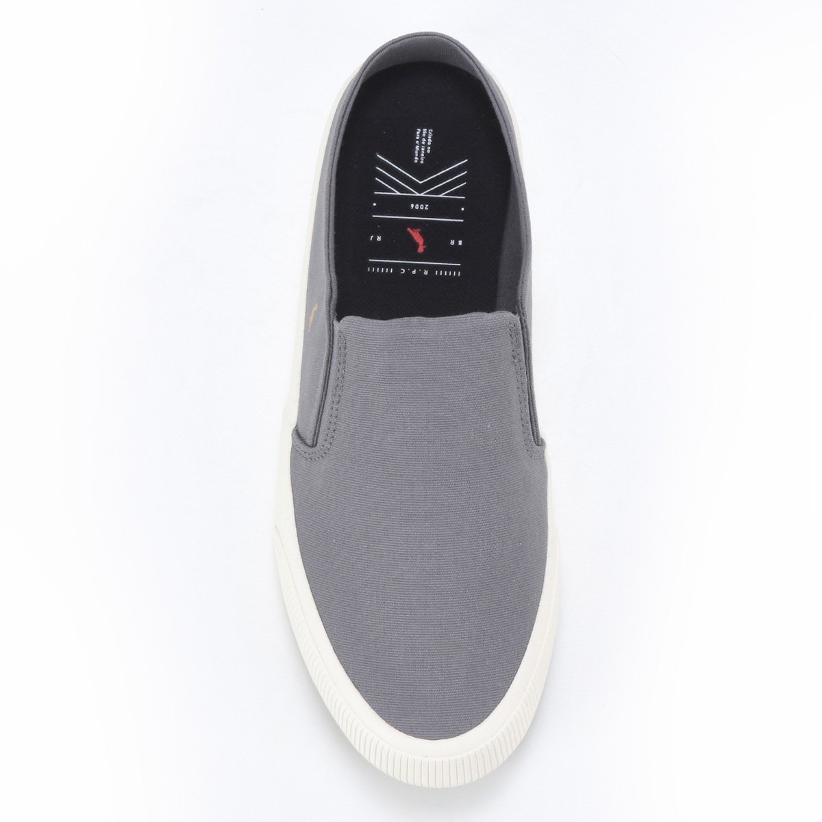Slip On Reserva Lona Recorte Masculino - Tam: 37 - 2