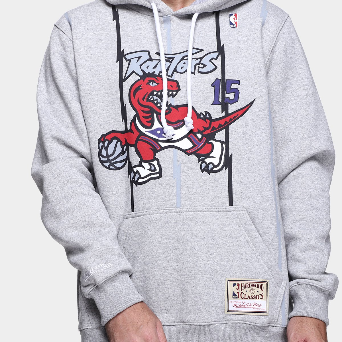 Moletom Mitchell & Ness Toronto Raptors Vincent Carter Masculino - Tam: P - 2