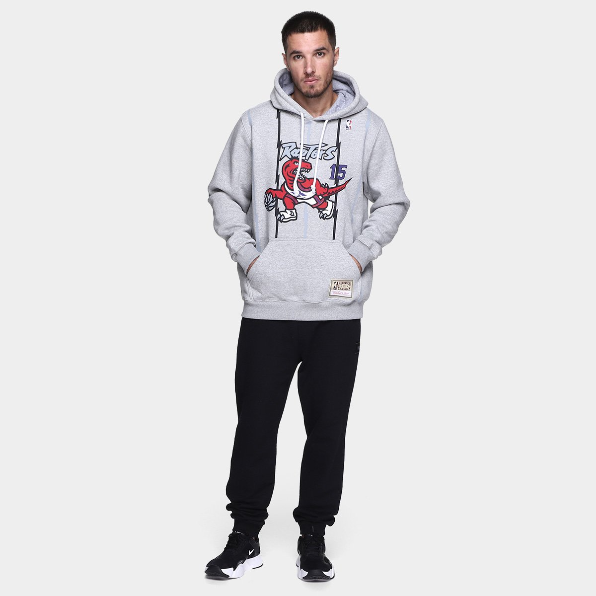 Moletom Mitchell & Ness Toronto Raptors Vincent Carter Masculino - Tam: P - 3