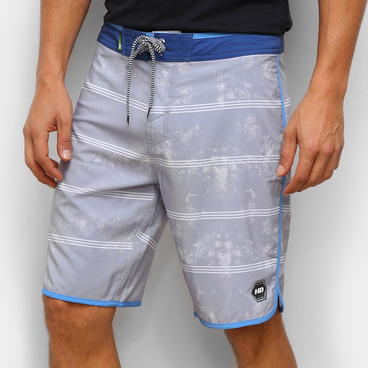 Bermuda D'Água HD Listrada Masculina