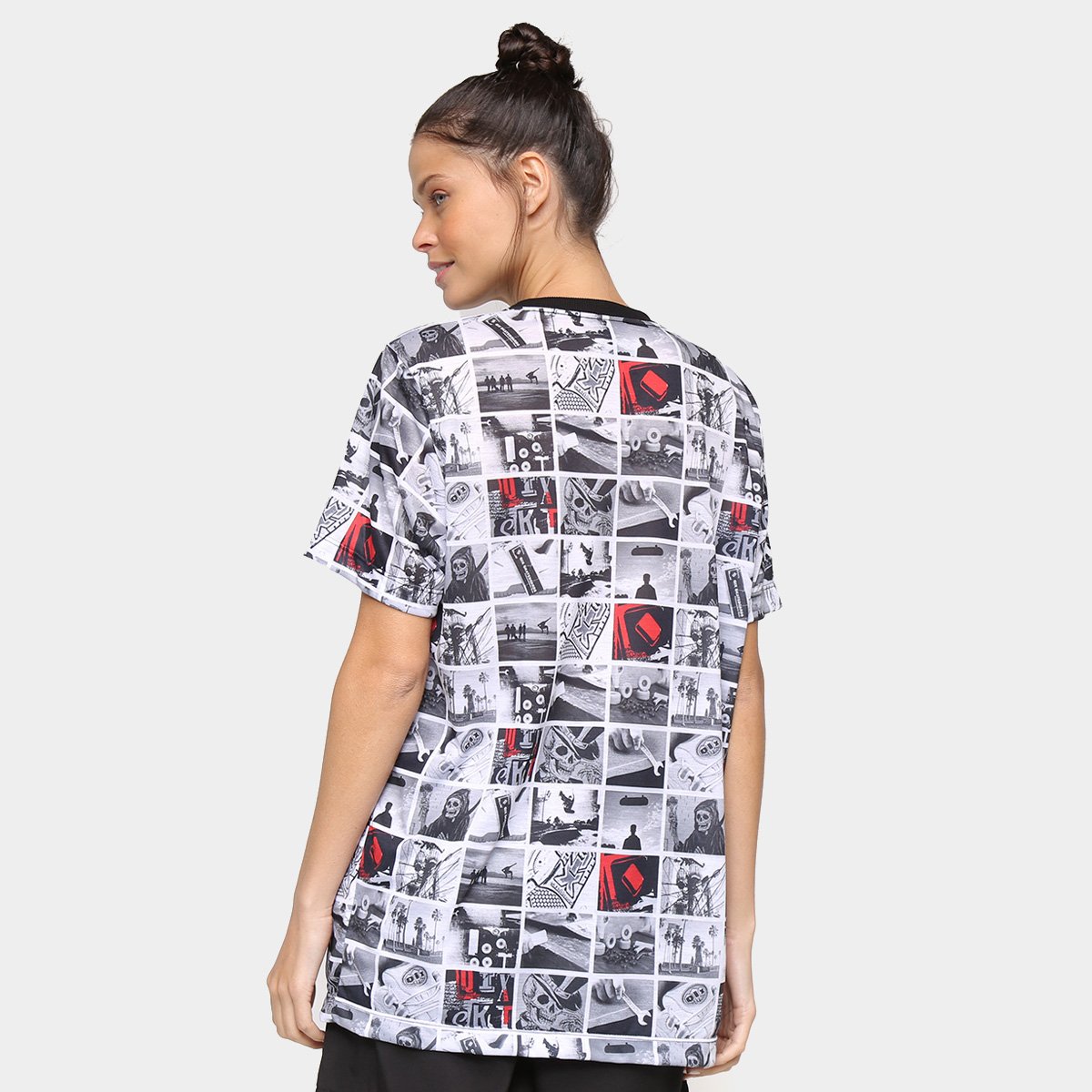 Camiseta Qix Print Sublimado Skull - Tam: P - 3