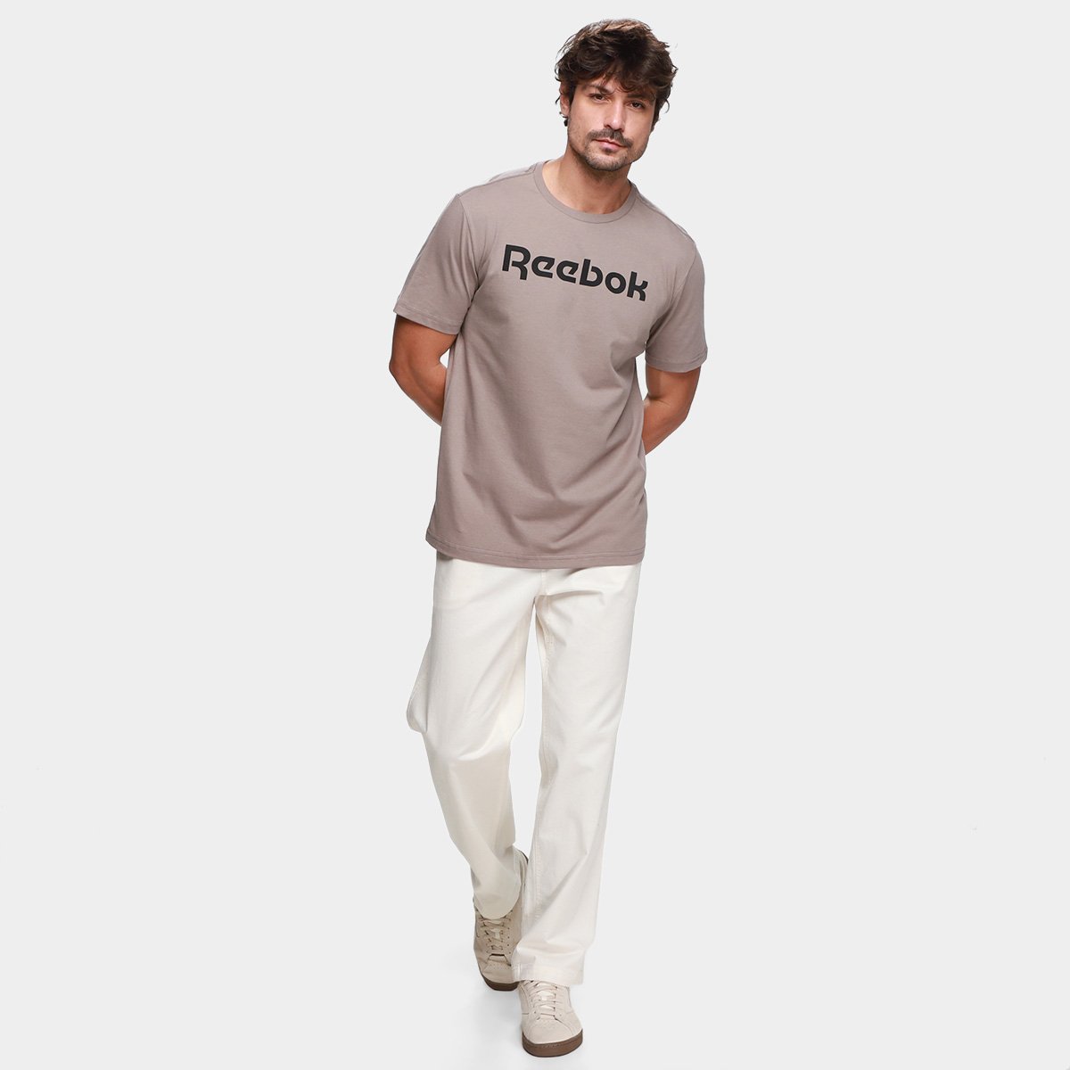 Camiseta Reebok Oportunity Linear  Masculina - Tam: P - 3