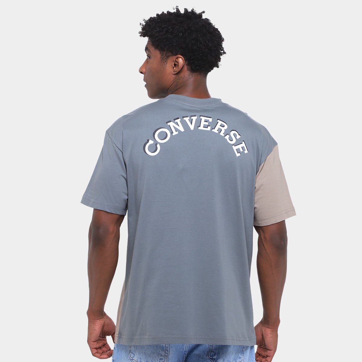 Camiseta Converse Go-To As Fit Oversized Masculina - Tam: P - 1