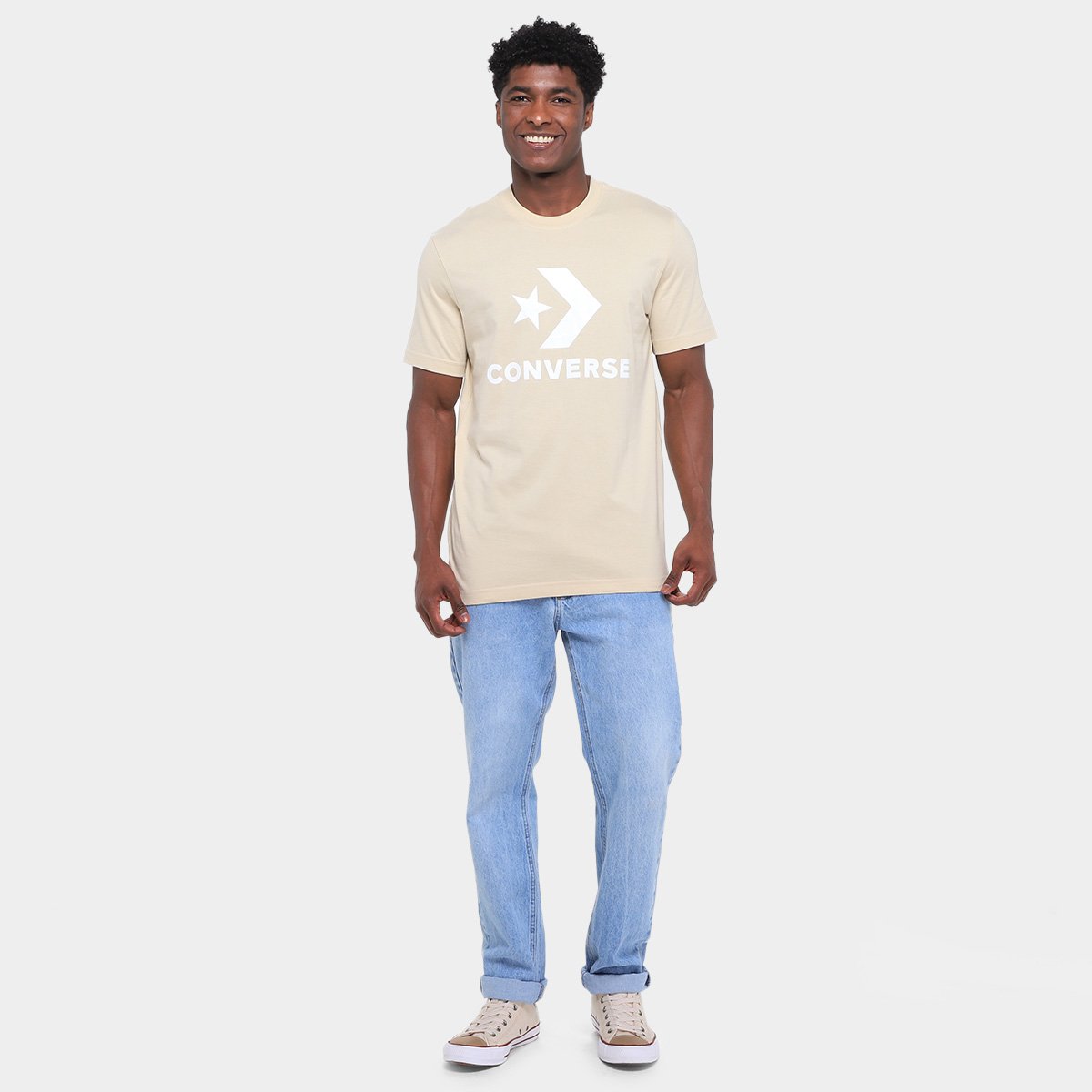 Camiseta Converse Go-To Star Chev Masculina - Tam: M - 4