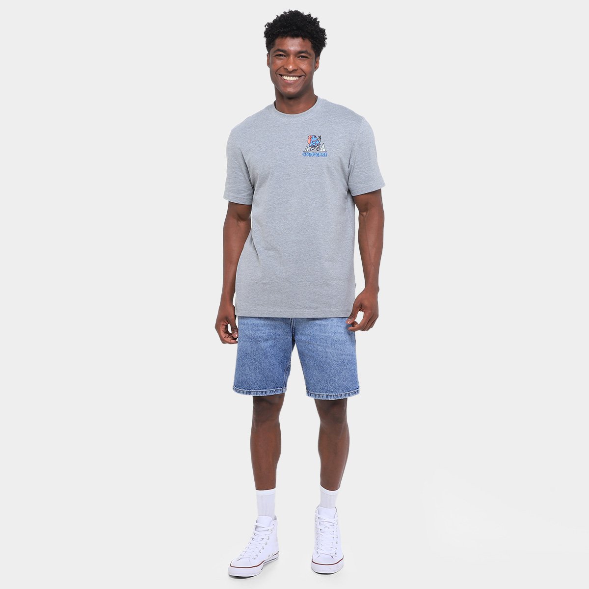 Camiseta Converse Mountanering Masculina - Tam: P - 4