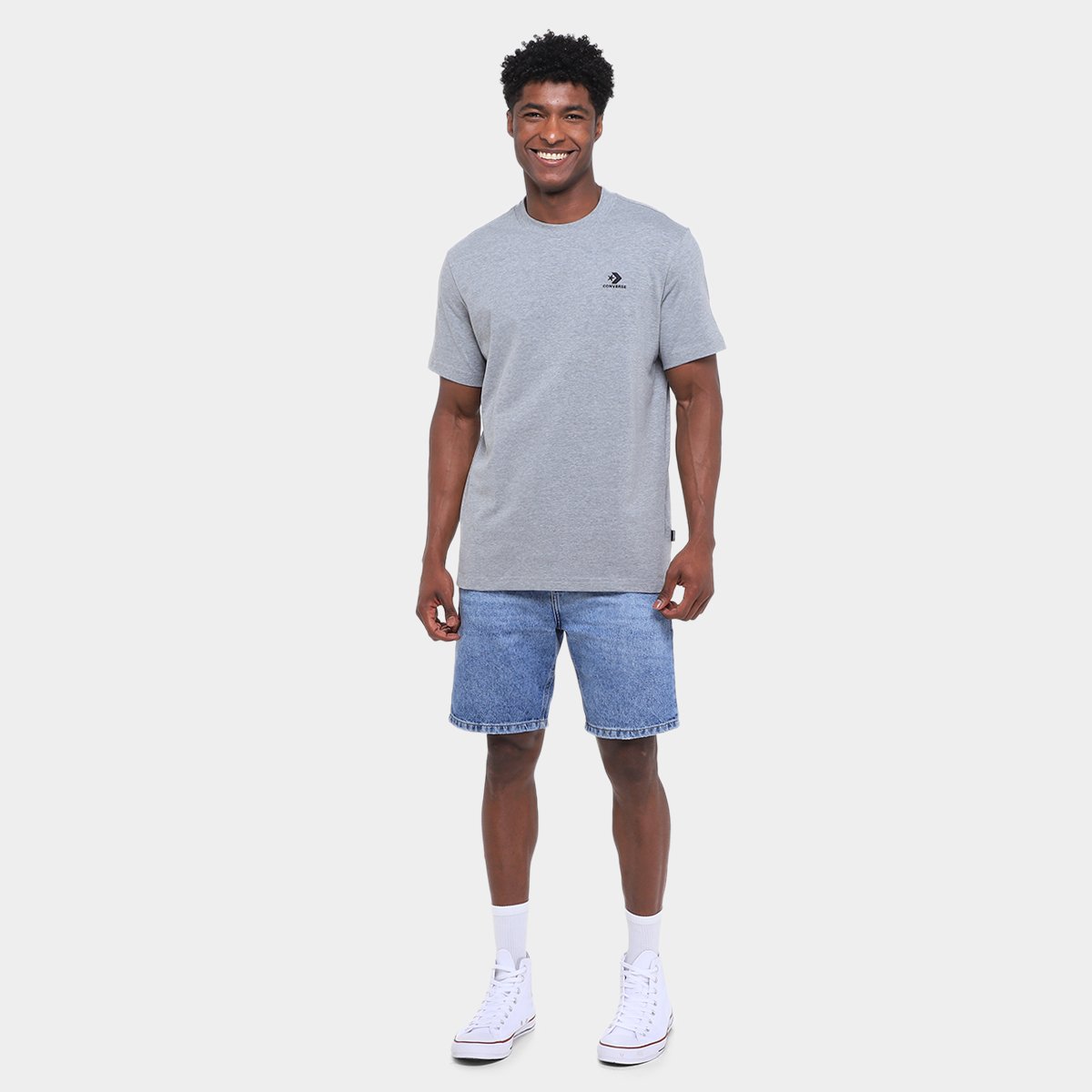 Camiseta Converse Star Chev Stand Masculina - Tam: P - 4