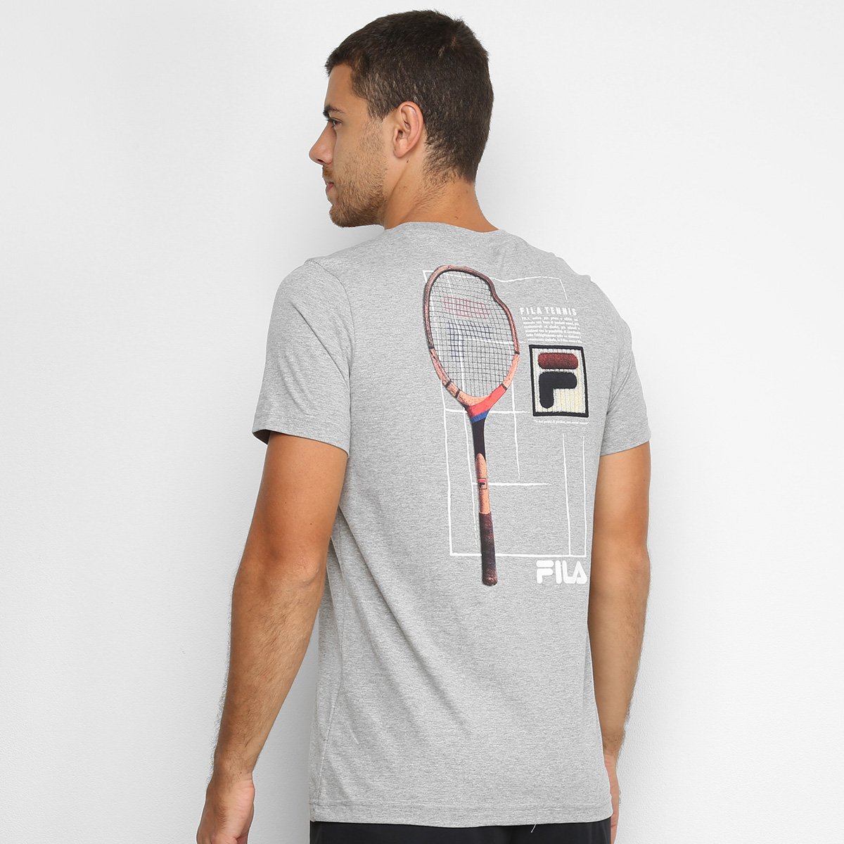 Camiseta Fila Racket Masculina - Tam: GG - 1