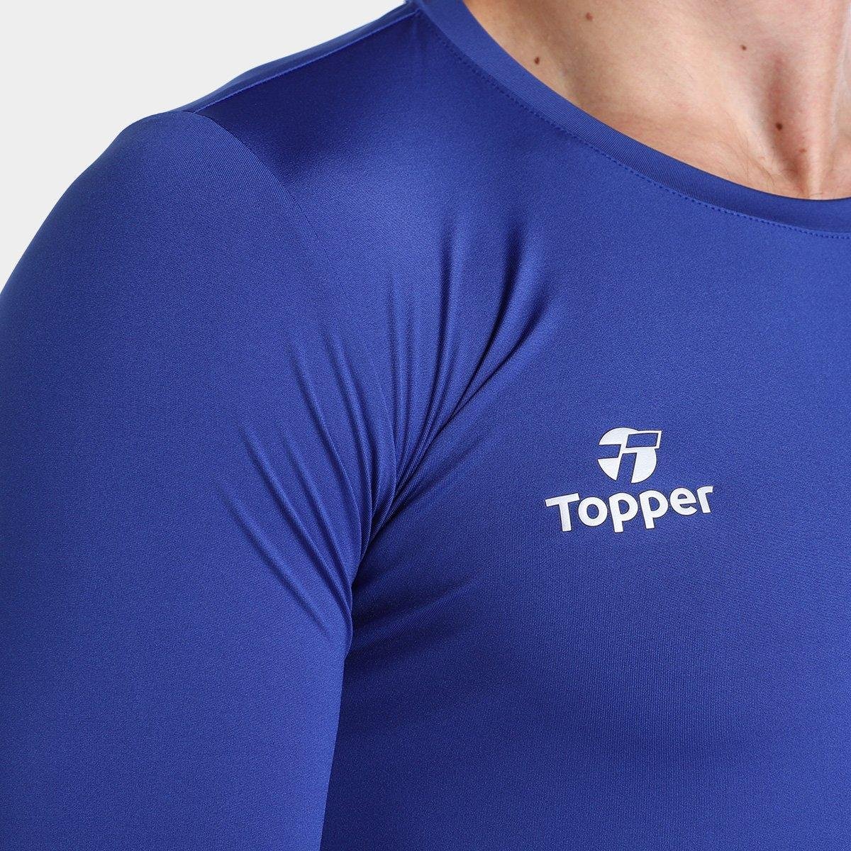 Camiseta Topper Térmica Classic New Manga Longa Masculina - Tam: P - 2
