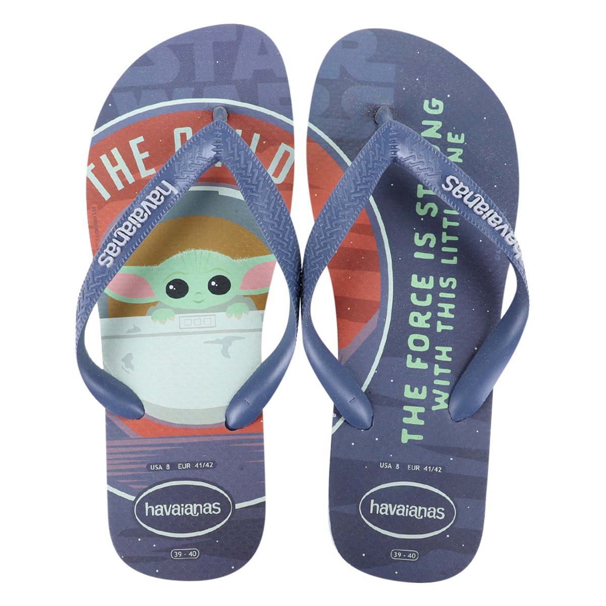 Sandálias Havaianas Top Baby Yoda Masculino