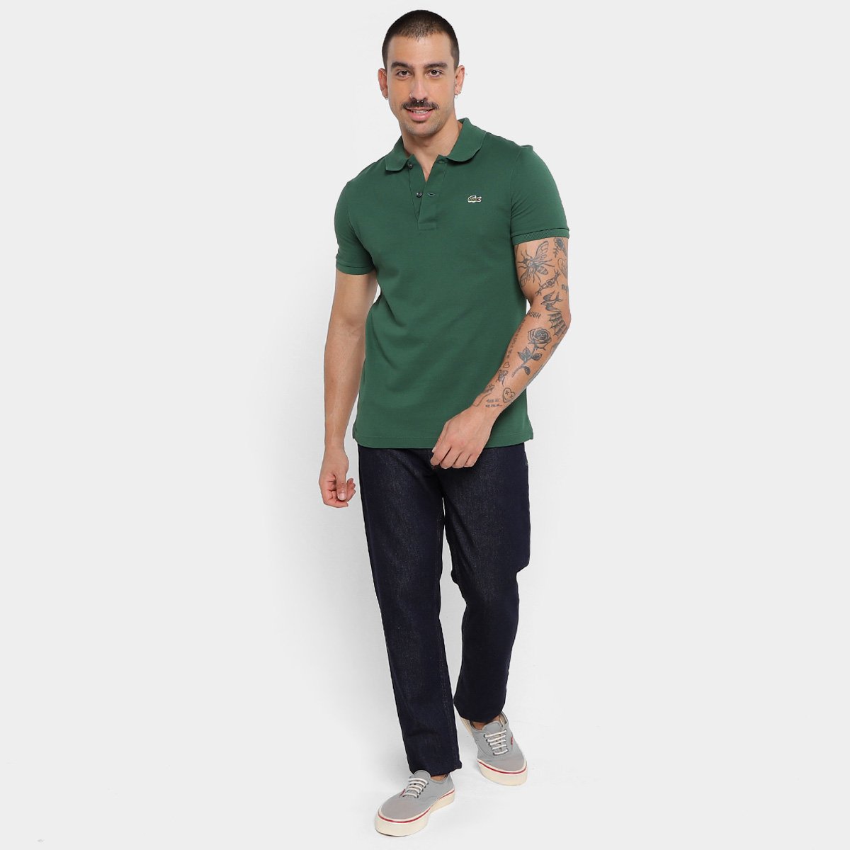 Camisa Polo Lacoste Casual Masculina - Tam: P - 3