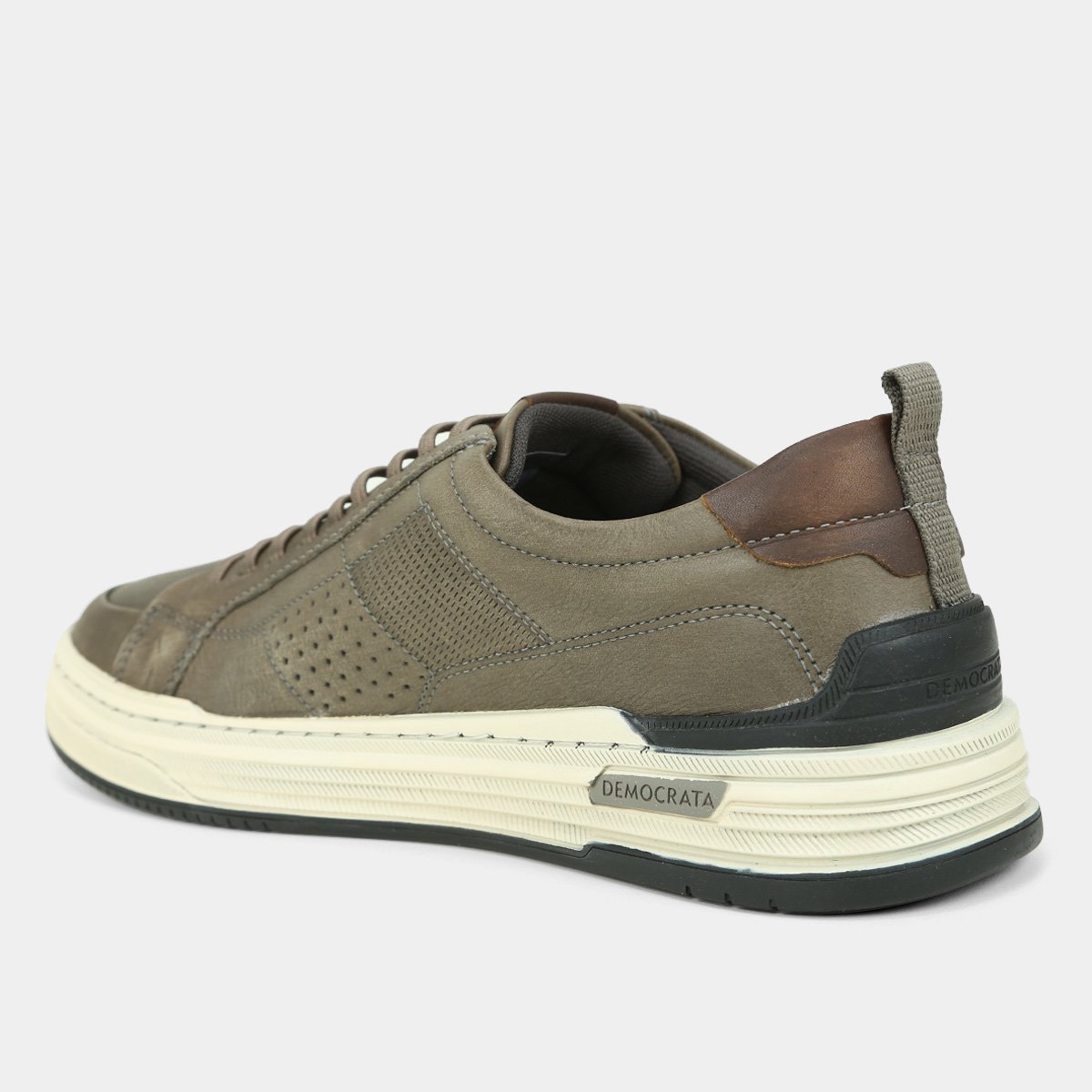 Tênis Couro Democrata Denim Mike Masculino - Tam: 43 - 2