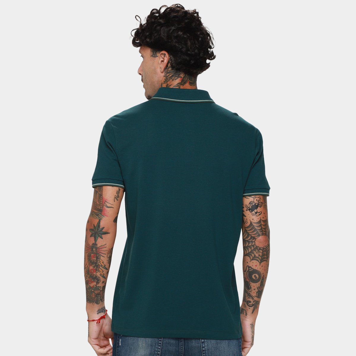 Camisa Polo Ellus Piquet Melange Classic Masculina - Tam: M - 1