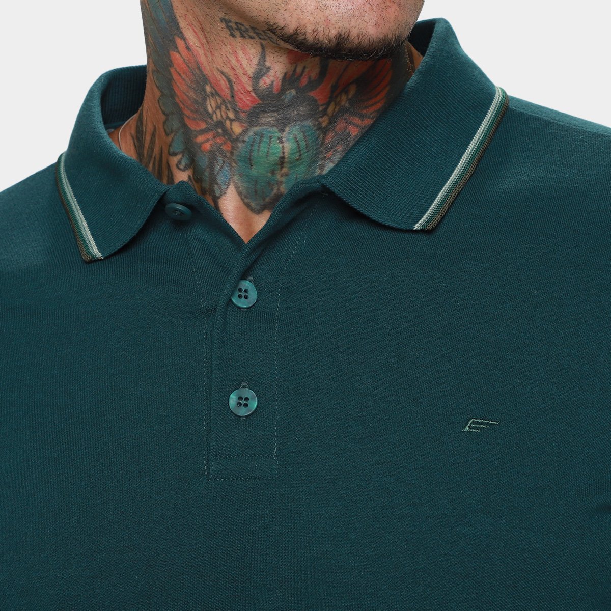 Camisa Polo Ellus Piquet Melange Classic Masculina - Tam: M - 2