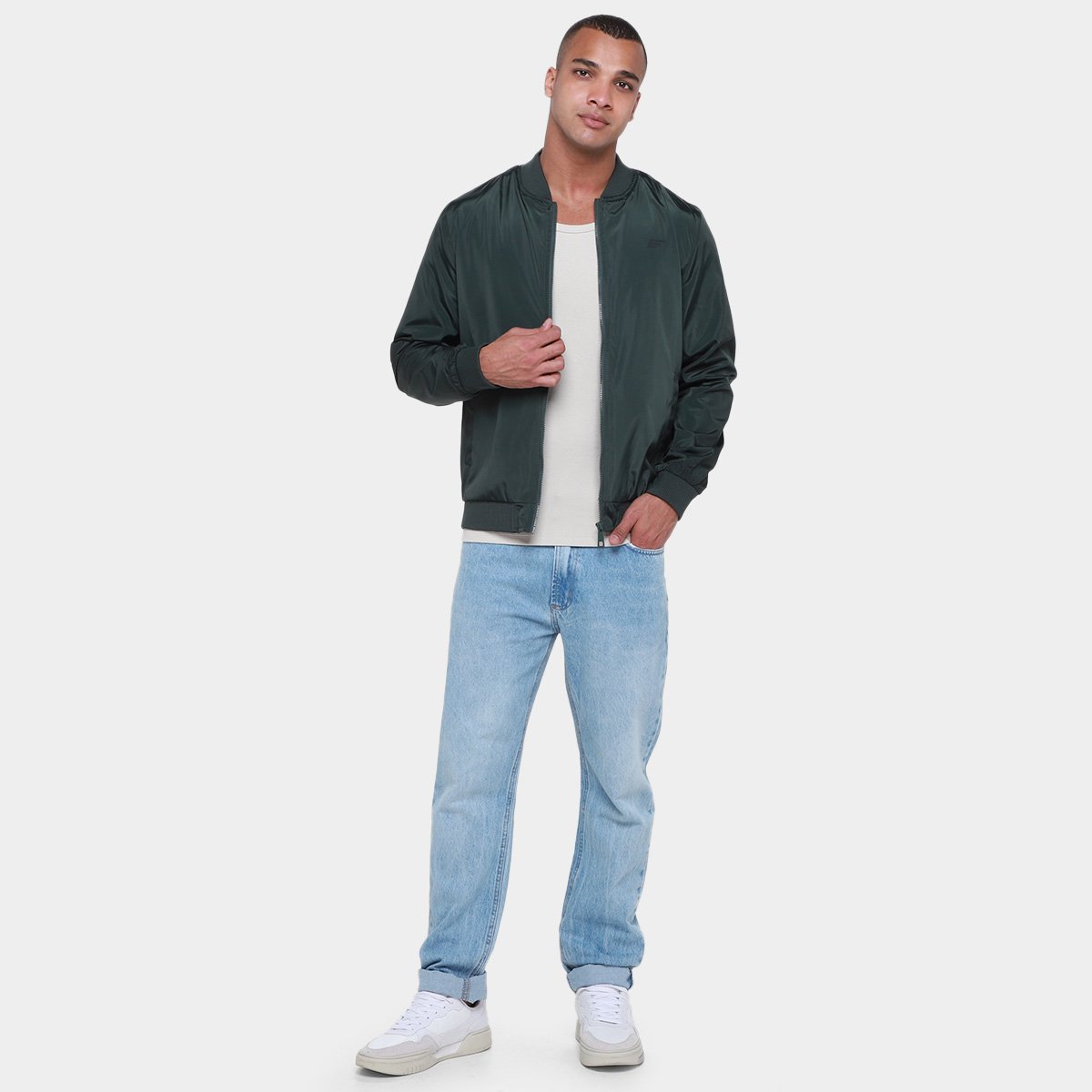 Jaqueta Bomber Ellus Nylon Light Masculina - Tam: M - 3