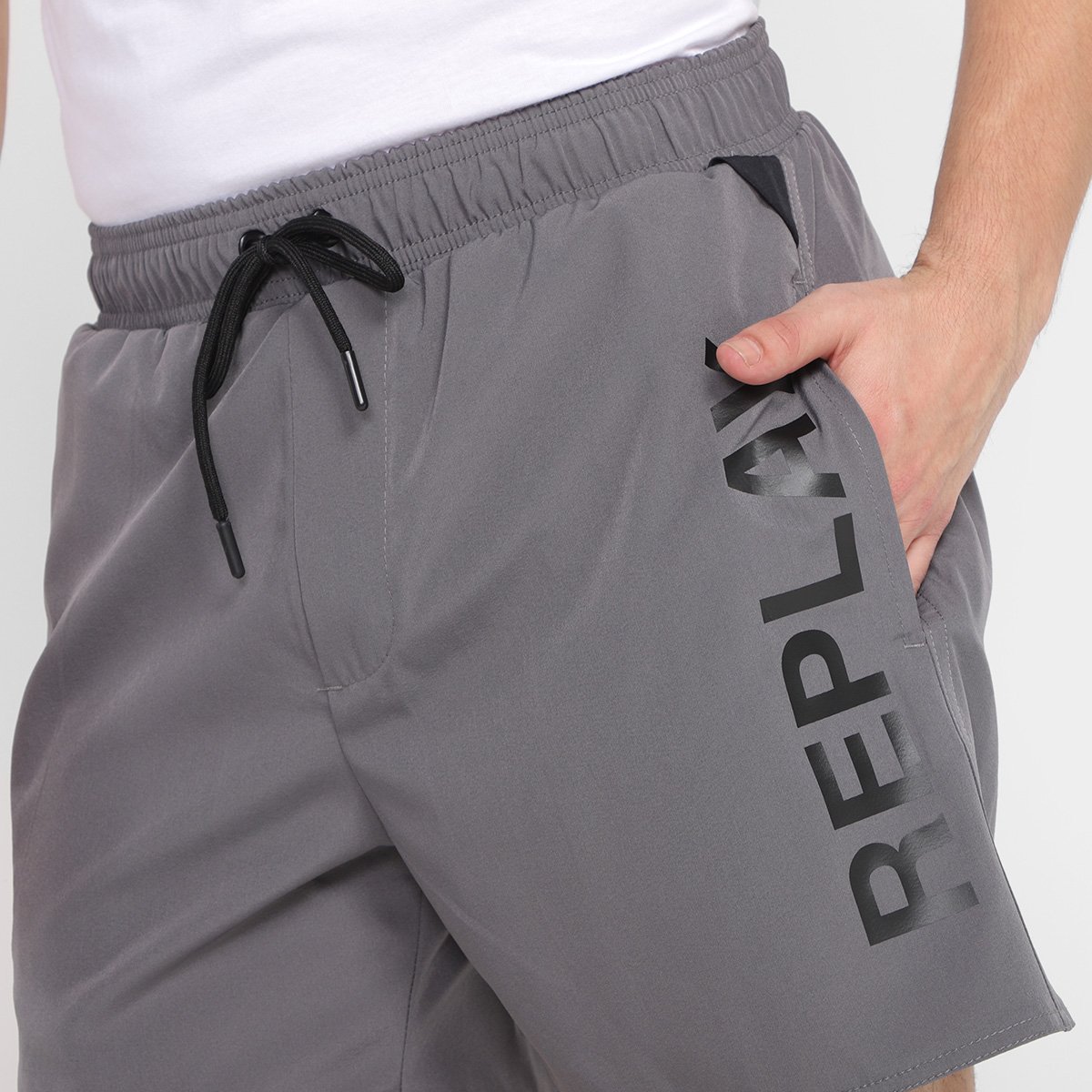 Short Replay Estampado Masculino - Tam: P - 2