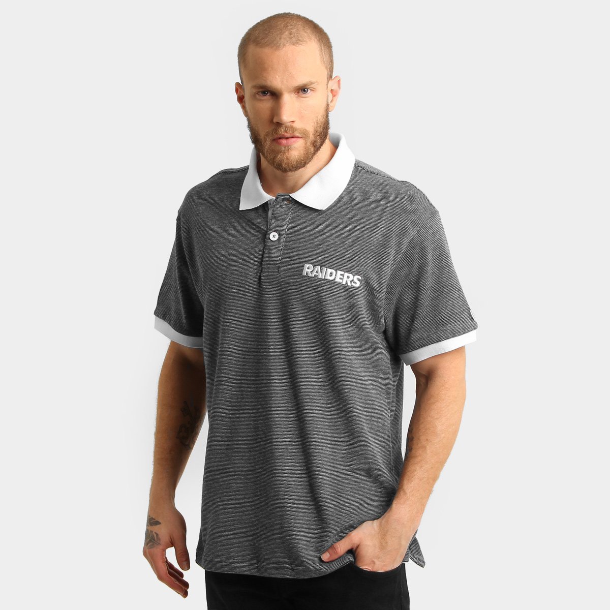 camisa polo raiders