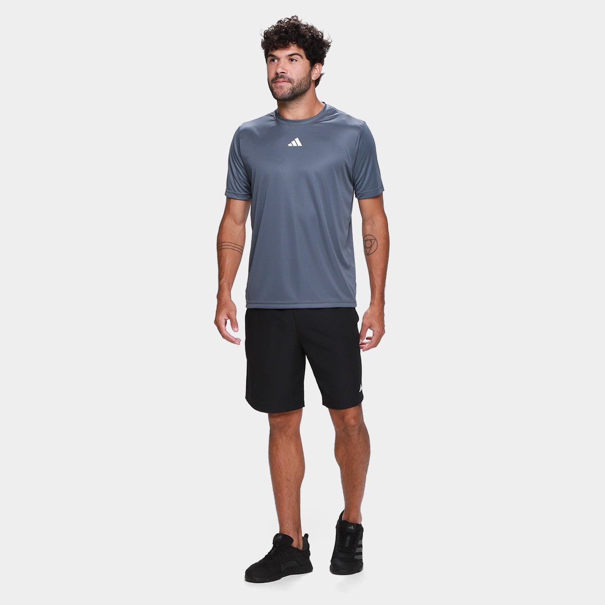 Camiseta Adidas Treino Básica Masculina - Tam: P - 3