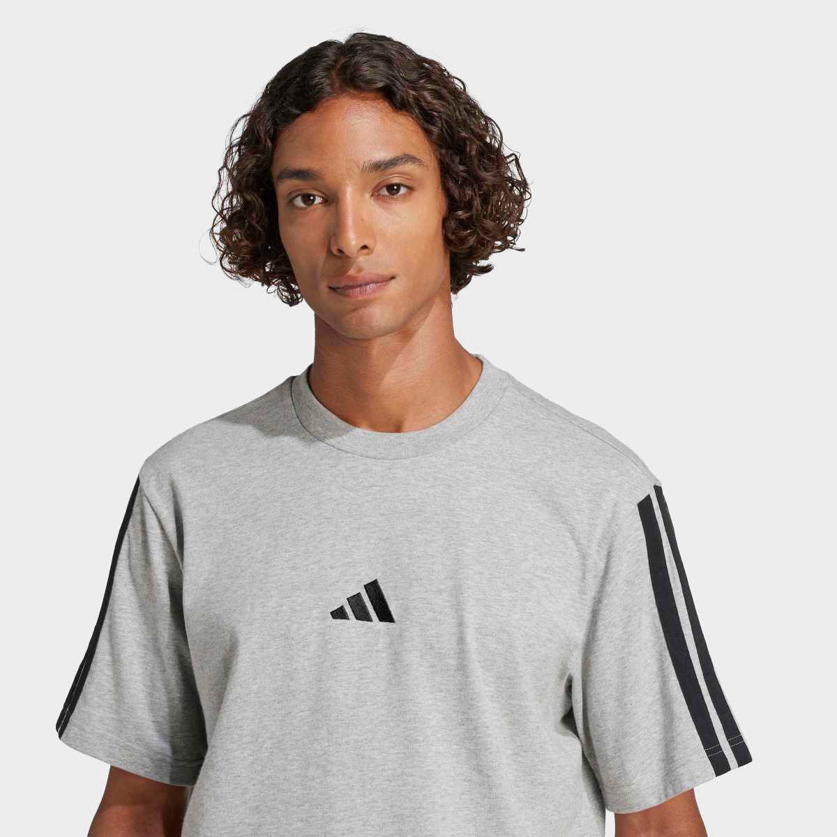 Camiseta Adidas Casual 3 Listras Masculina - Tam: P - 2