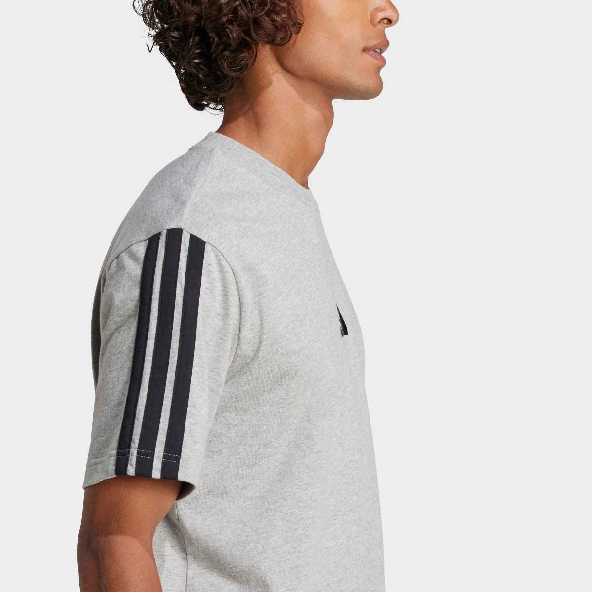 Camiseta Adidas Casual 3 Listras Masculina - Tam: P - 3
