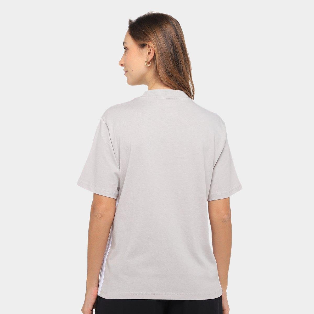 Camiseta Adidas 3 Listras Feminina - Tam: P - 1