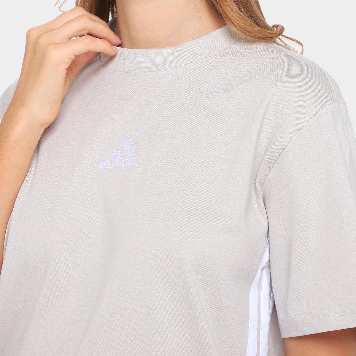 Camiseta Adidas 3 Listras Feminina - Tam: P - 2